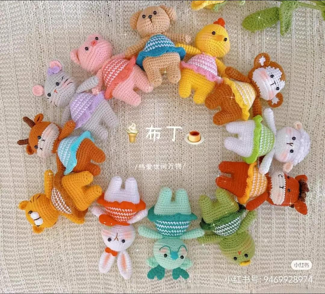 Amigurumi Crochet Patterns for Chinese Zodiac Animals