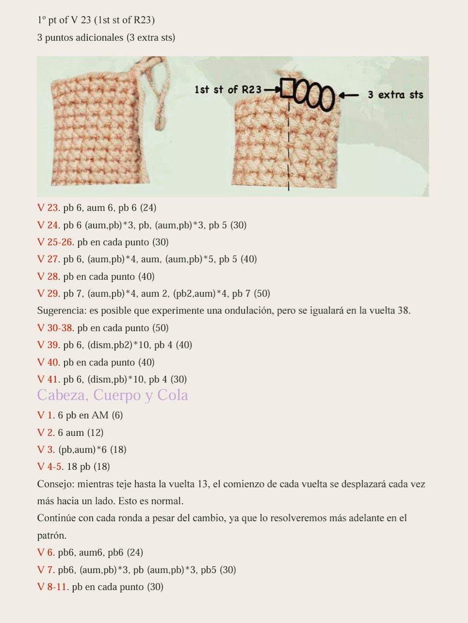 Amigurumi Dino PDF Patrón Gratis Paso a Paso