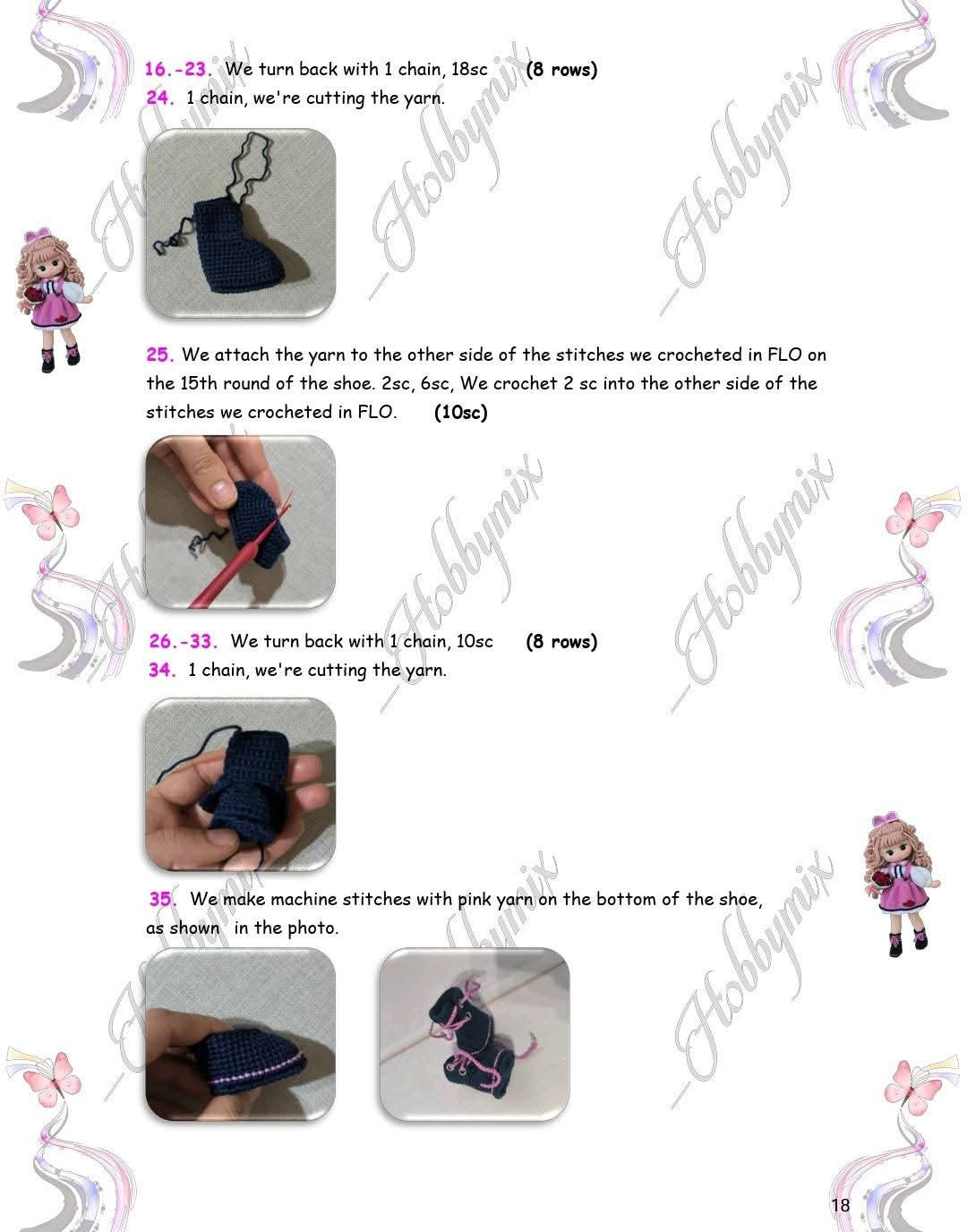 Amigurumi Doll Crochet Pattern: Head, Ears, and Hair Tutorial