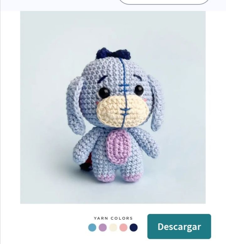 Amigurumi Elephant Crochet Pattern: Free Chart and Instructions