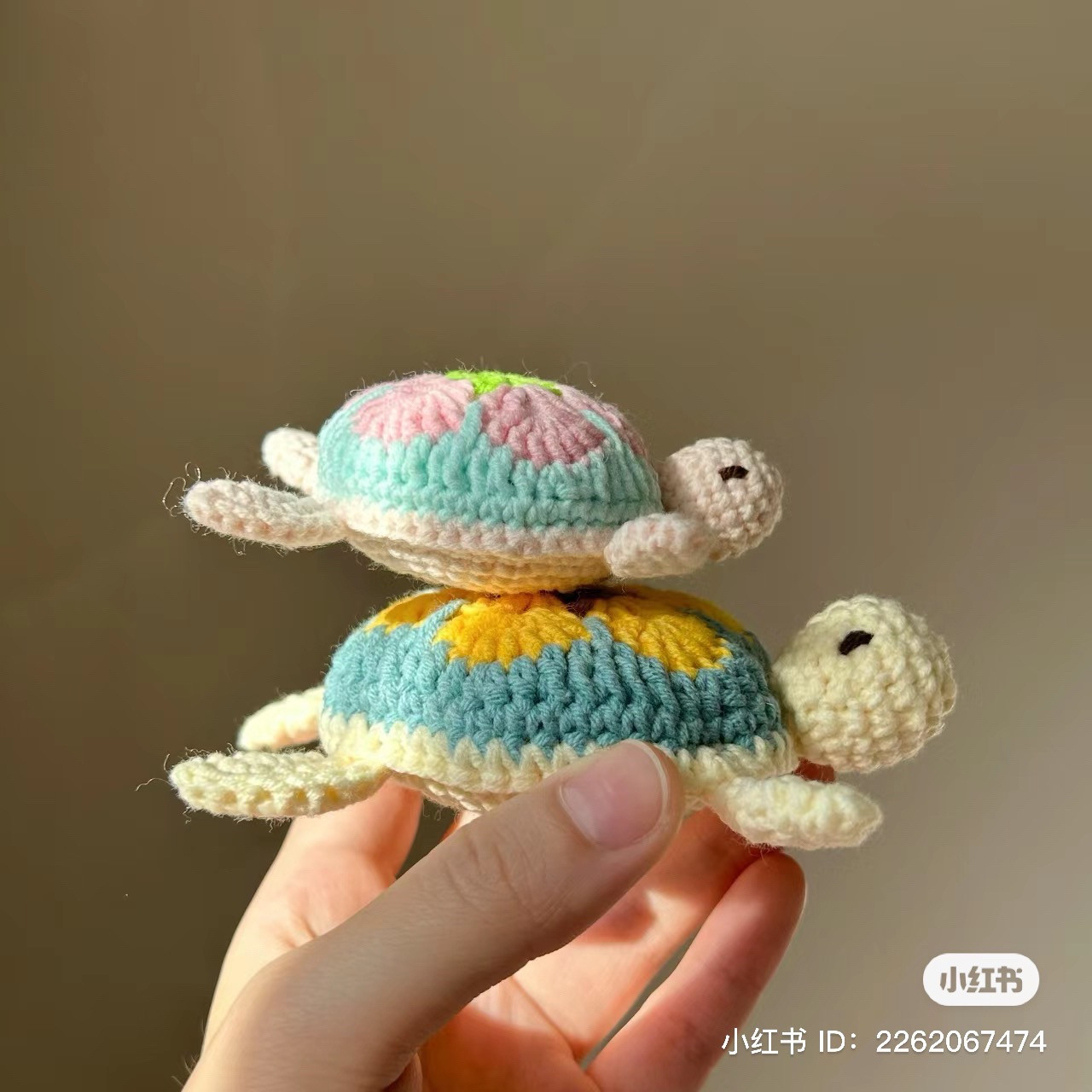 Amigurumi Flower Shell Turtle Crochet Pattern