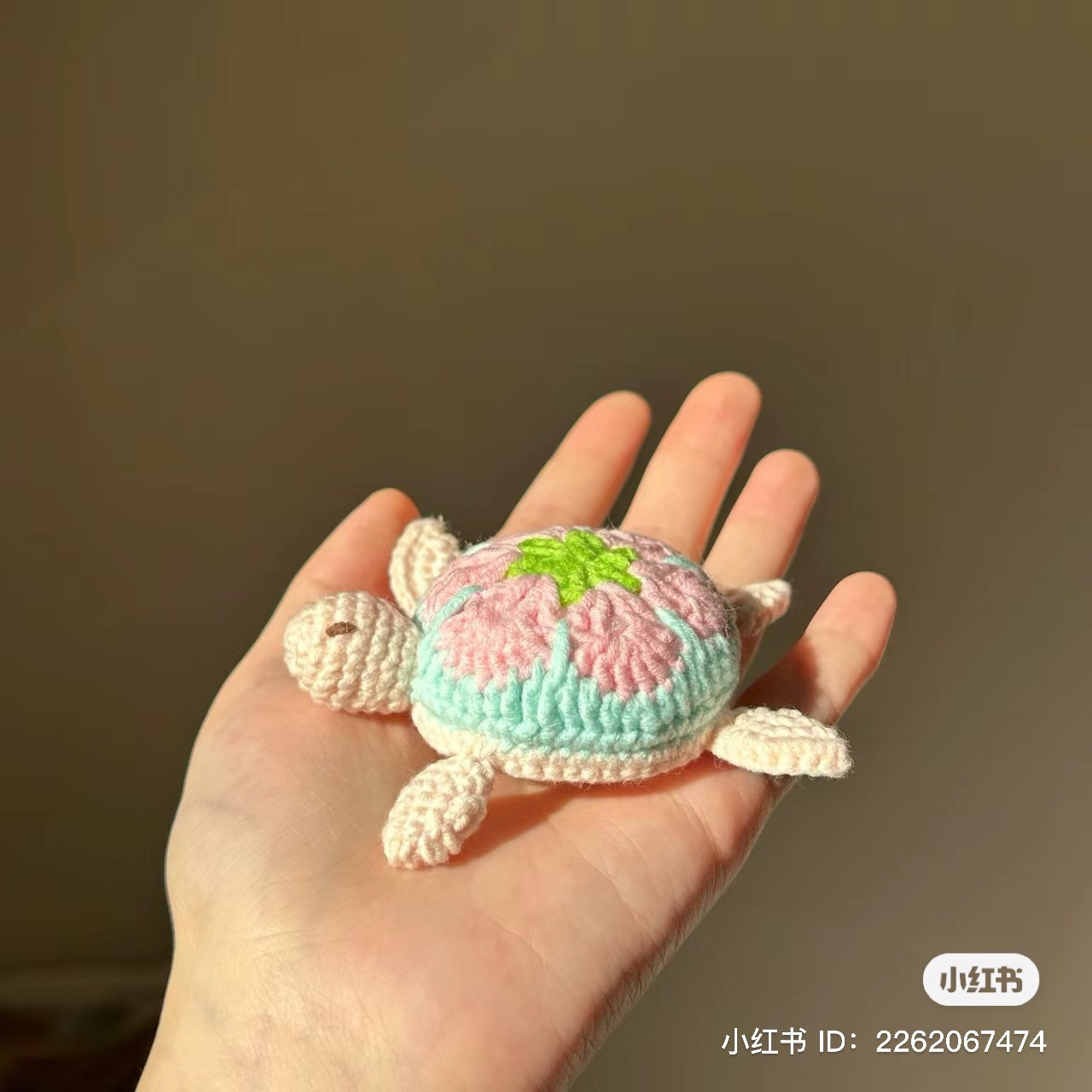 Amigurumi Flower Shell Turtle Crochet Pattern
