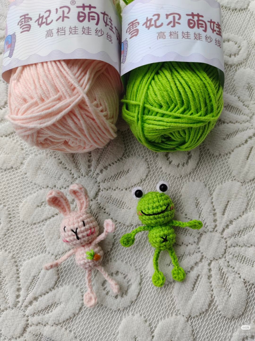 Amigurumi Frog and Rabbit Crochet Pattern Chart