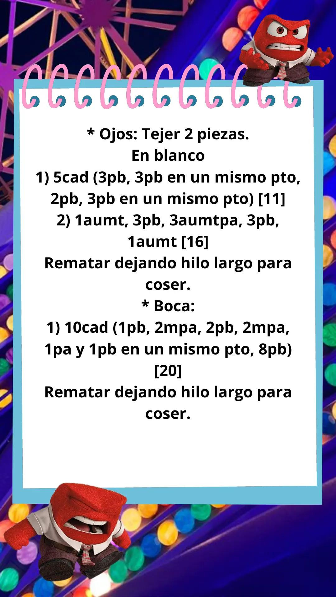 Amigurumi Furia Patrón Gratis - Instrucciones paso a paso para tejer personaje