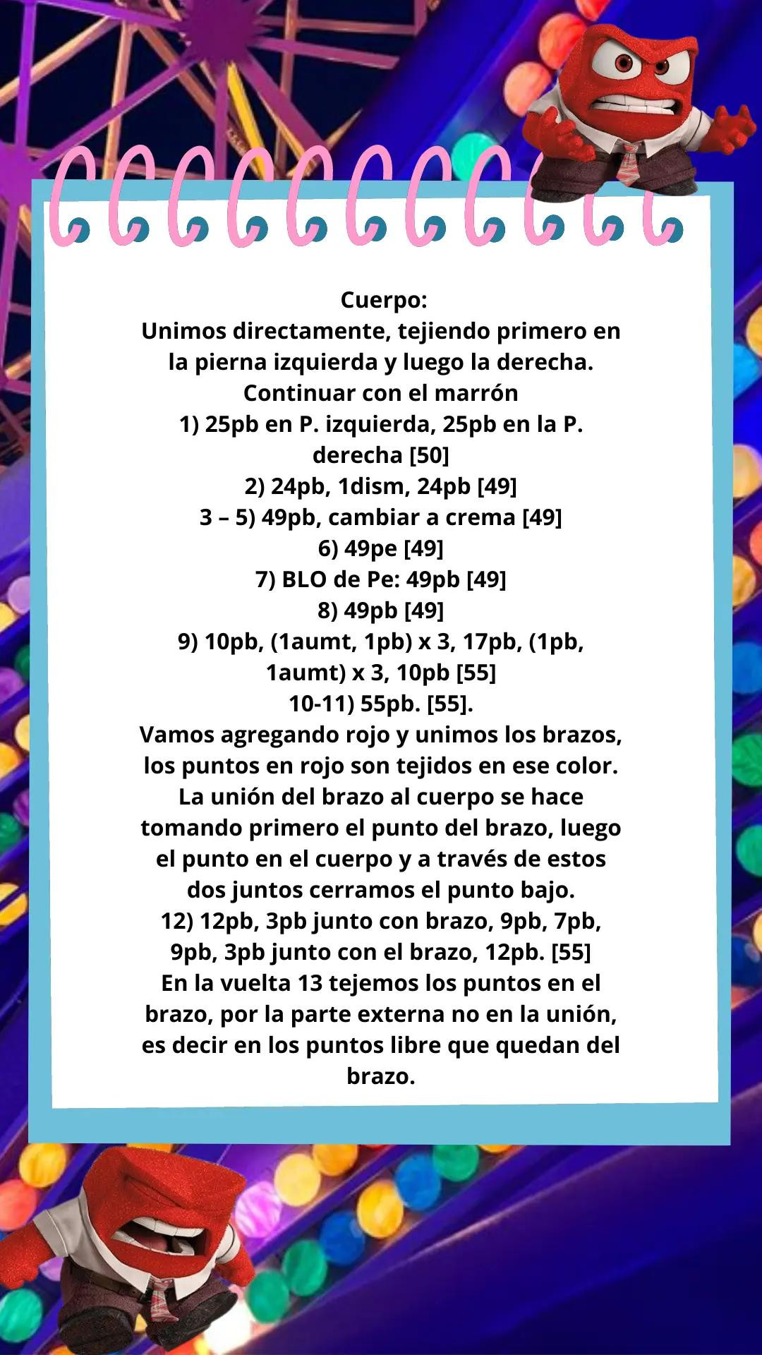 Amigurumi Furia Patrón Gratis - Instrucciones paso a paso para tejer personaje