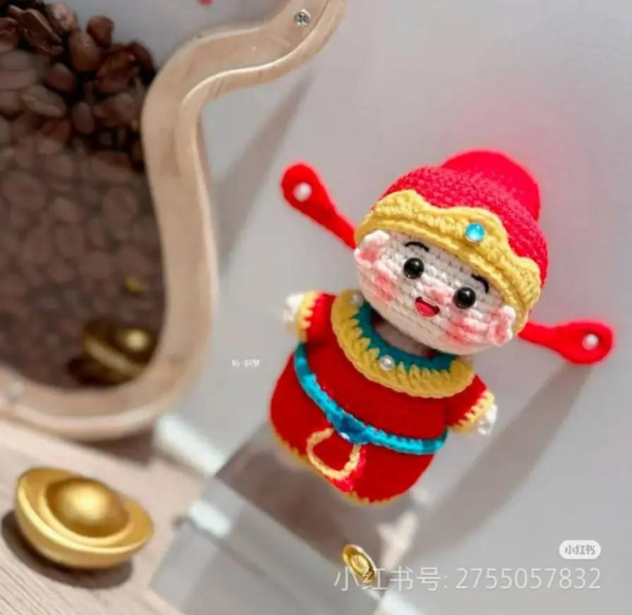 Amigurumi God of Wealth Crochet Pattern Chart