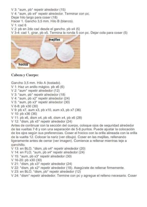 Amigurumi Hamster Regordete PDF Patrón Gratis