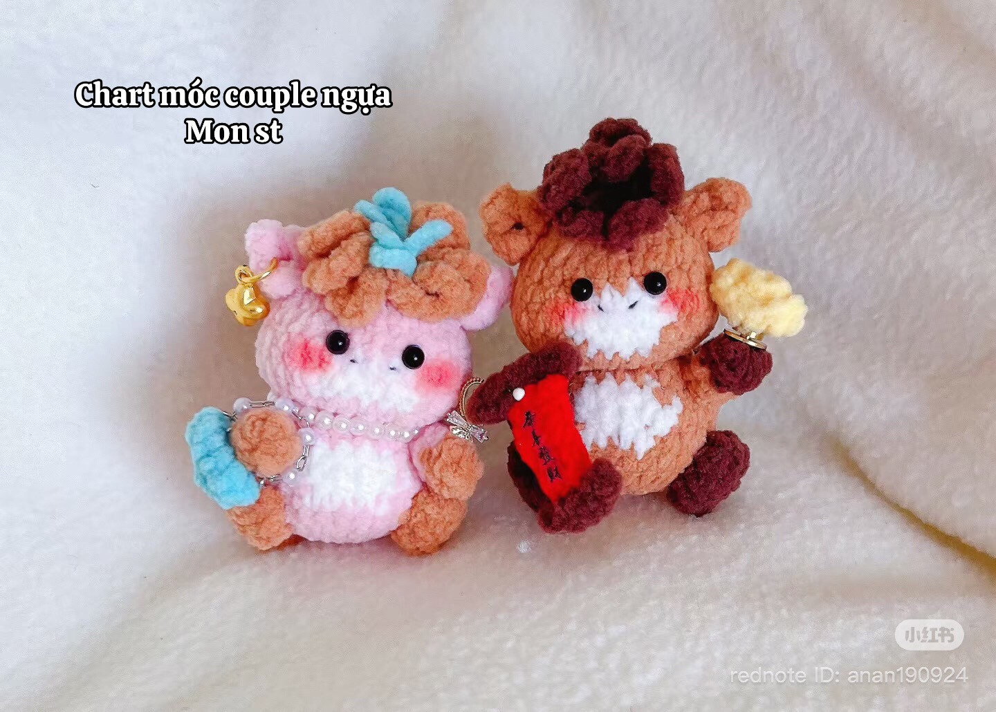 Amigurumi Horse Couple Crochet Pattern Chart