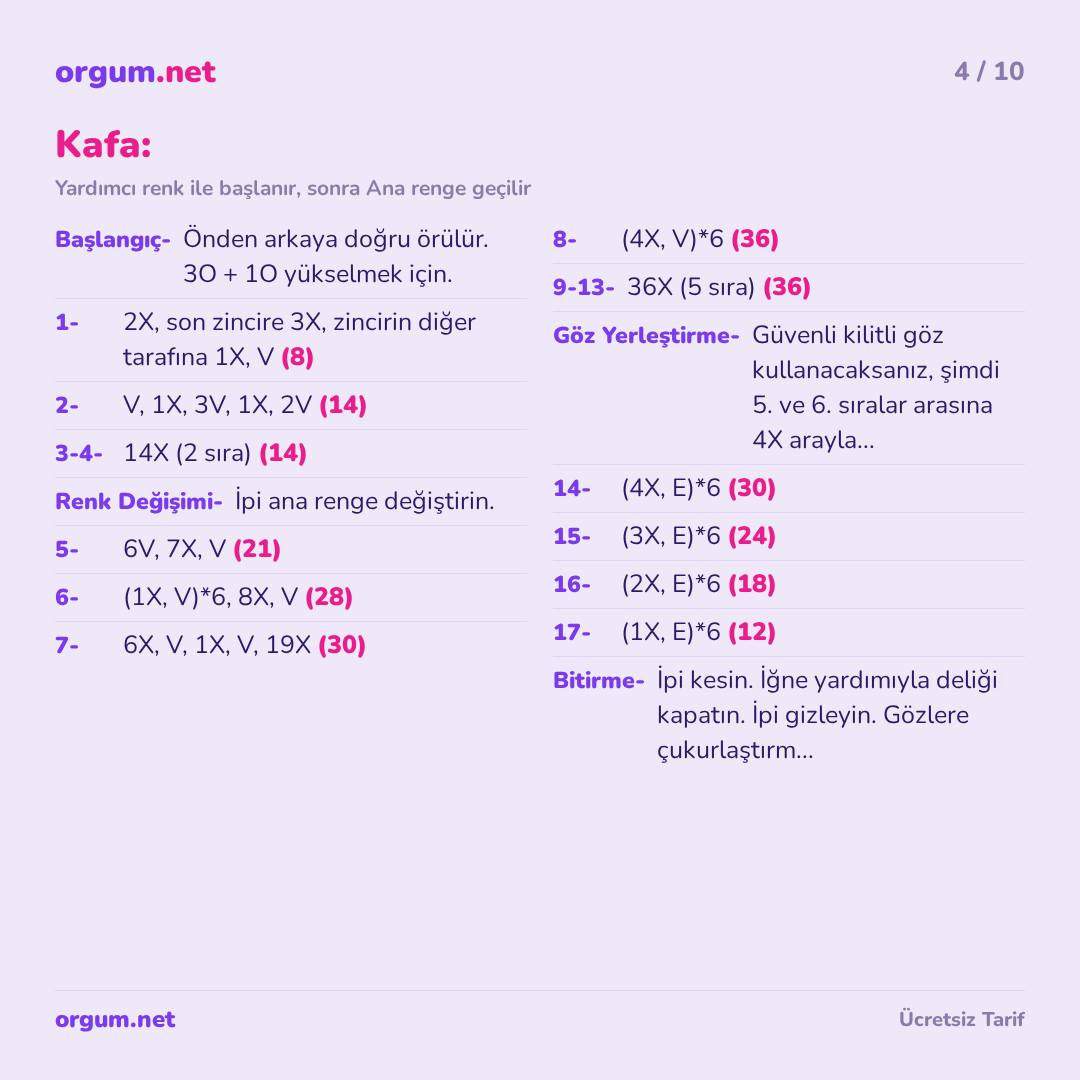 Amigurumi Kedi: Ücretsiz Móc Len Hướng Dẫn Chi Tiết Từ A-Z