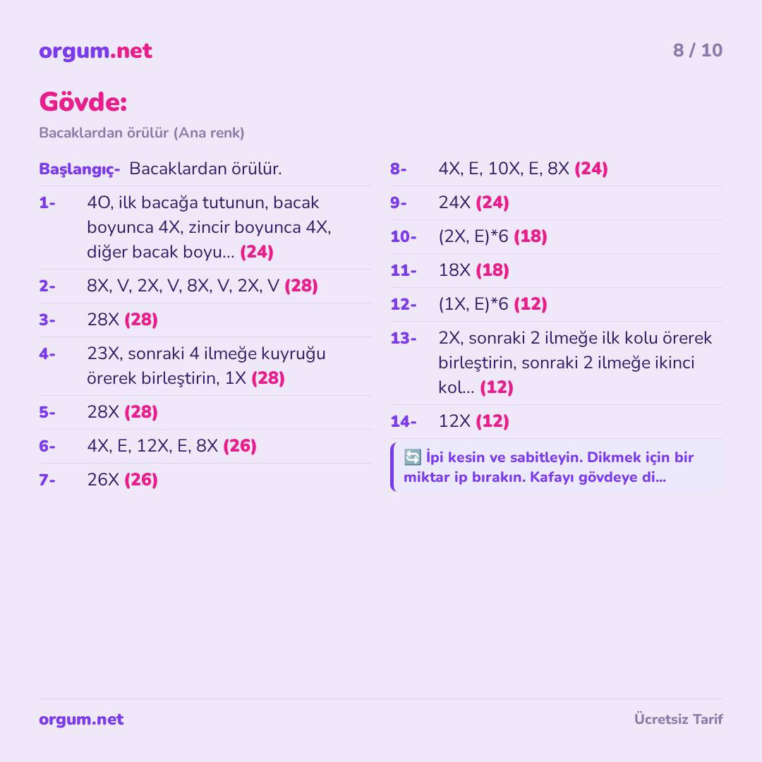 Amigurumi Kedi: Ücretsiz Móc Len Hướng Dẫn Chi Tiết Từ A-Z