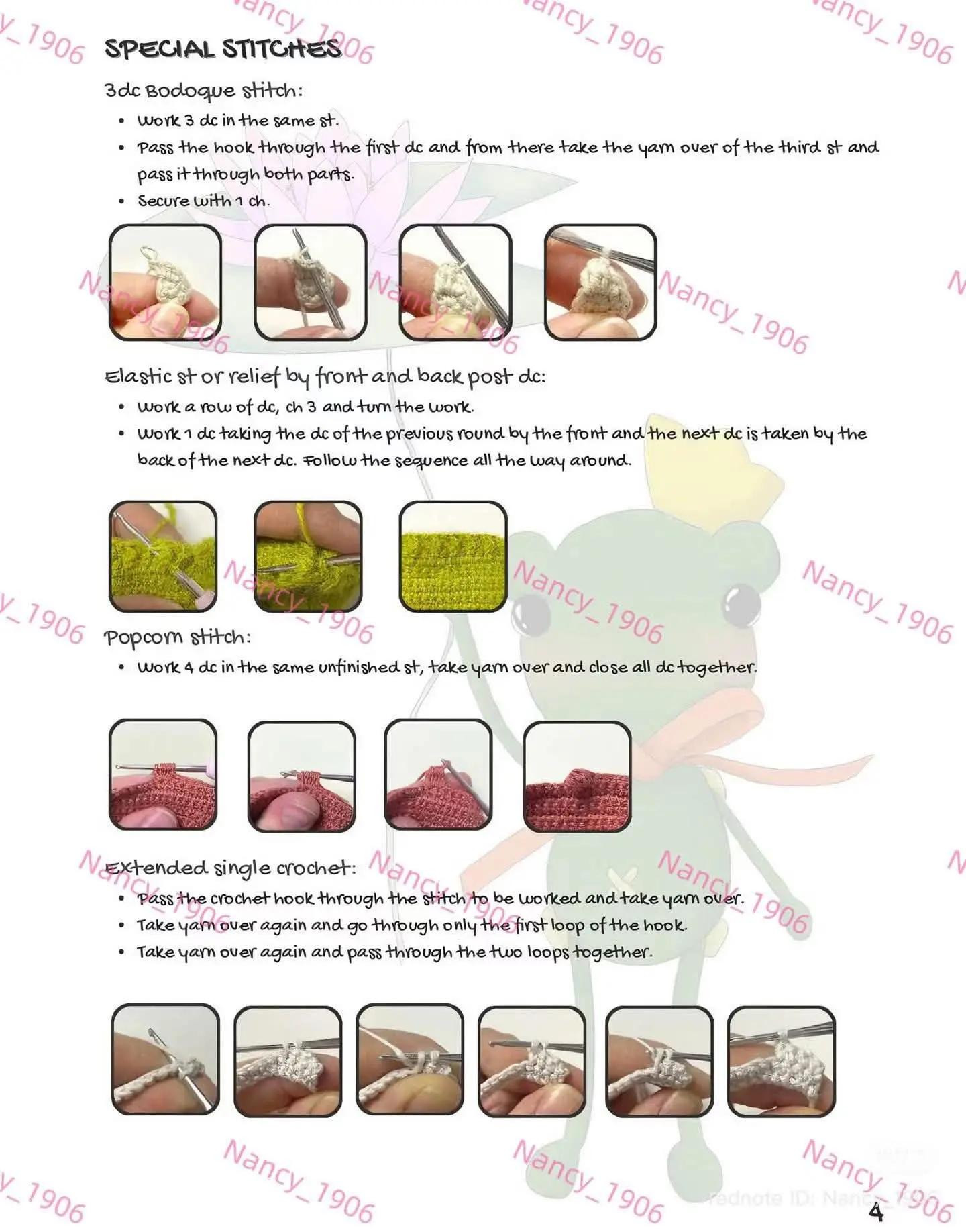 Amigurumi Laia Frog Girl Doll Crochet Pattern Tutorial