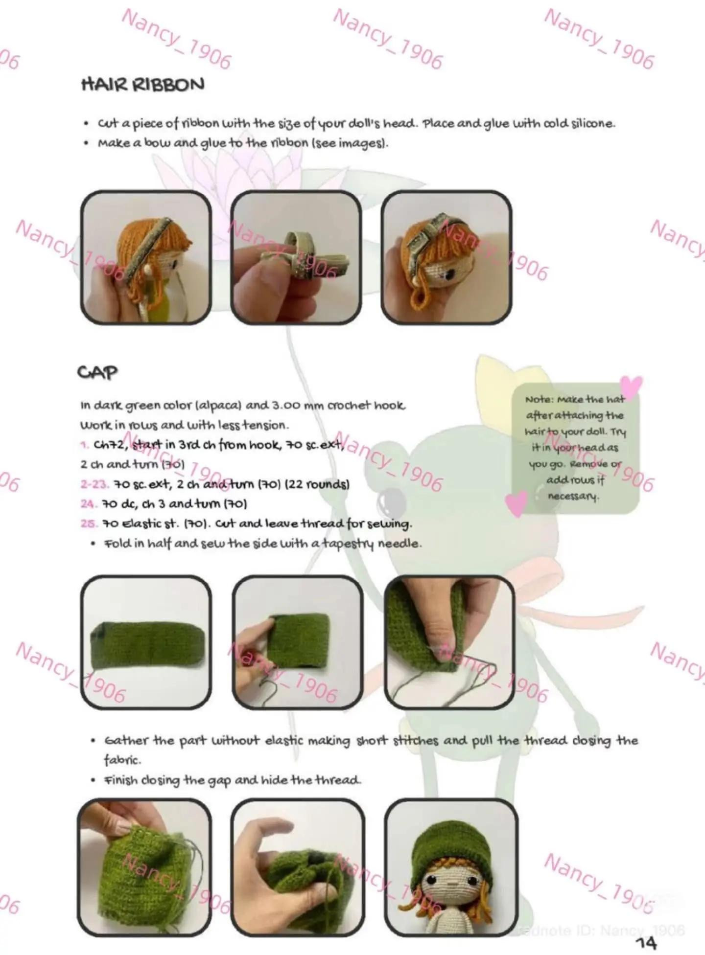 Amigurumi Laia Frog Girl Doll Crochet Pattern Tutorial