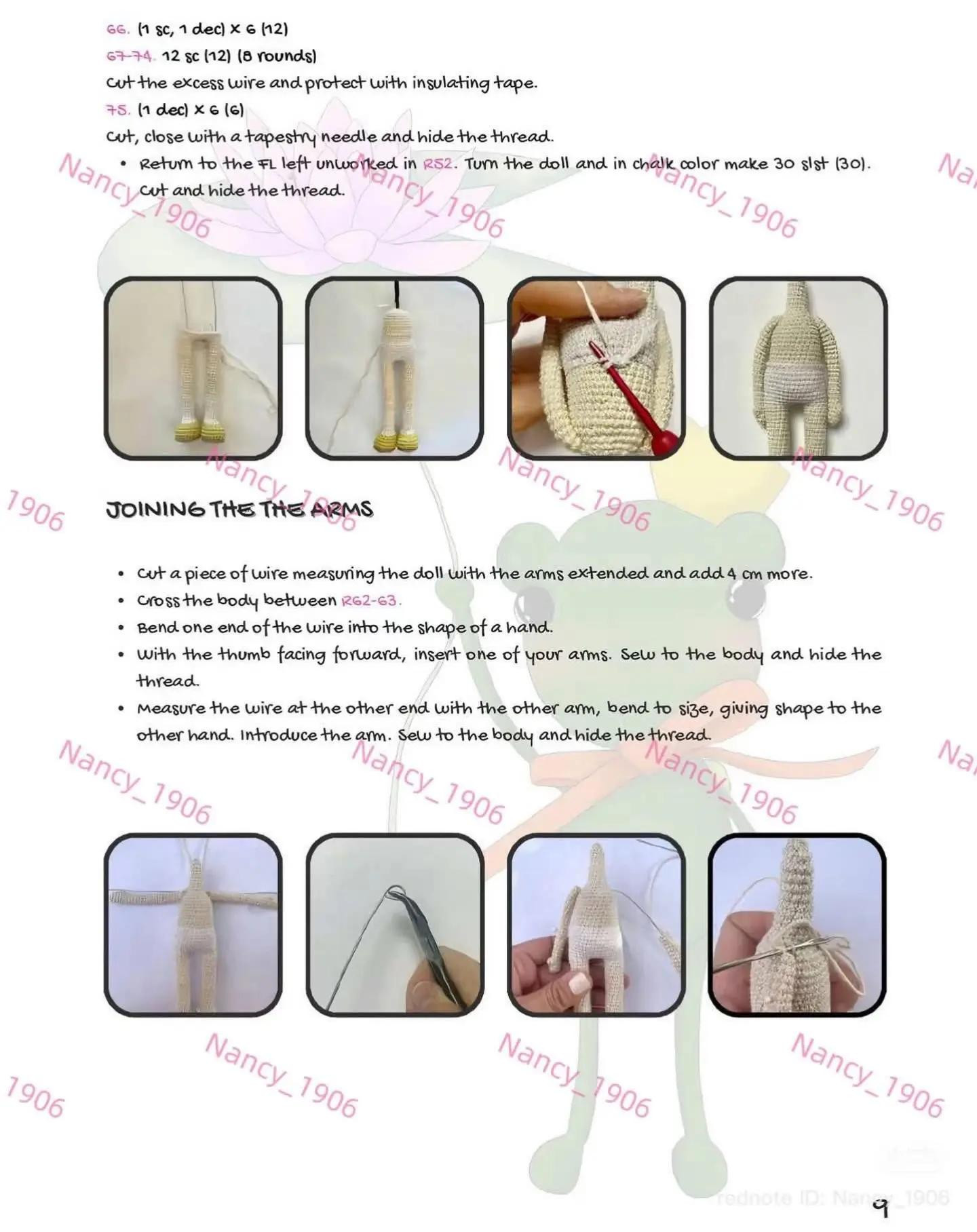 Amigurumi Laia Frog Girl Doll Crochet Pattern Tutorial