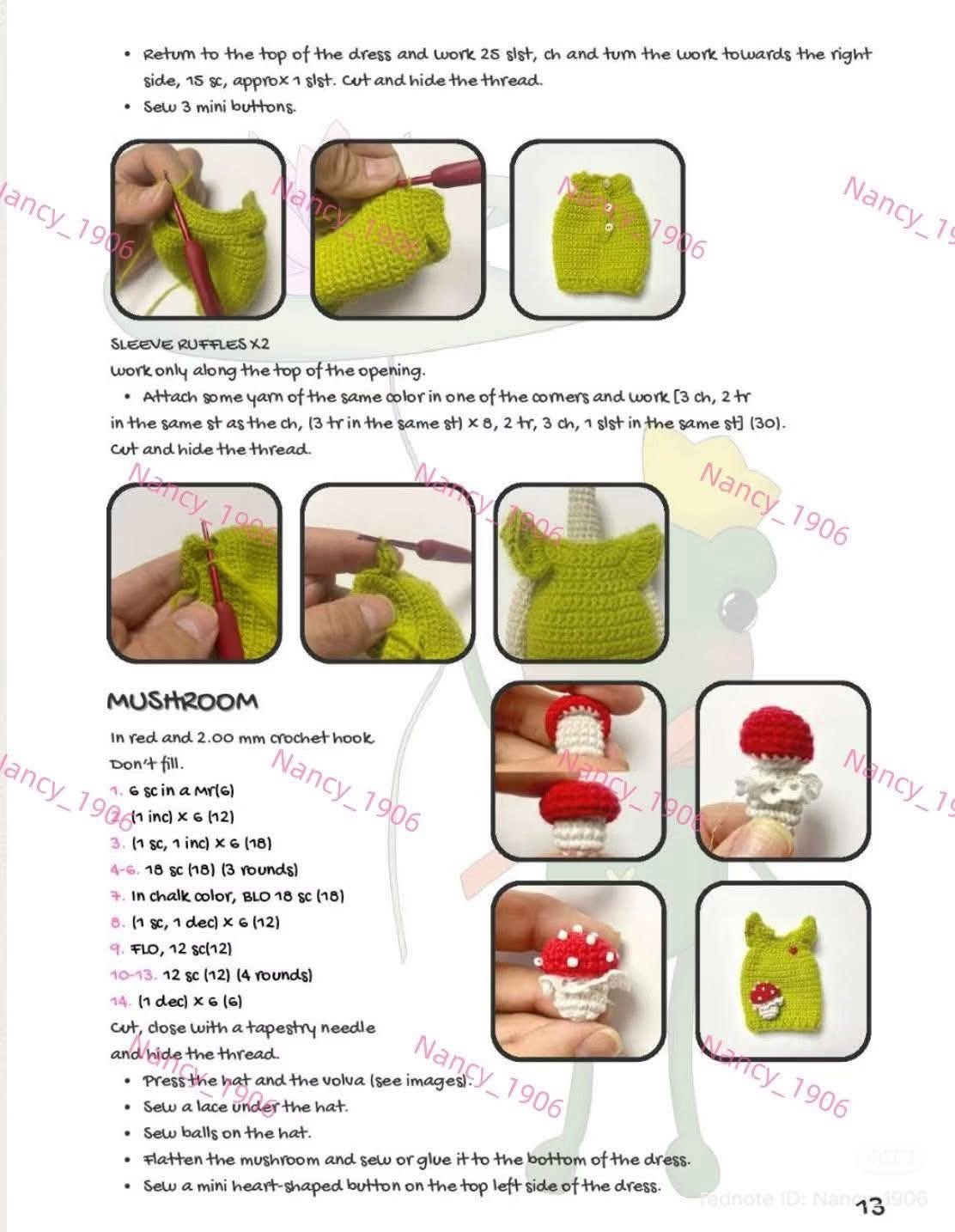 Amigurumi Laia Frog Girl Doll Crochet Pattern Tutorial