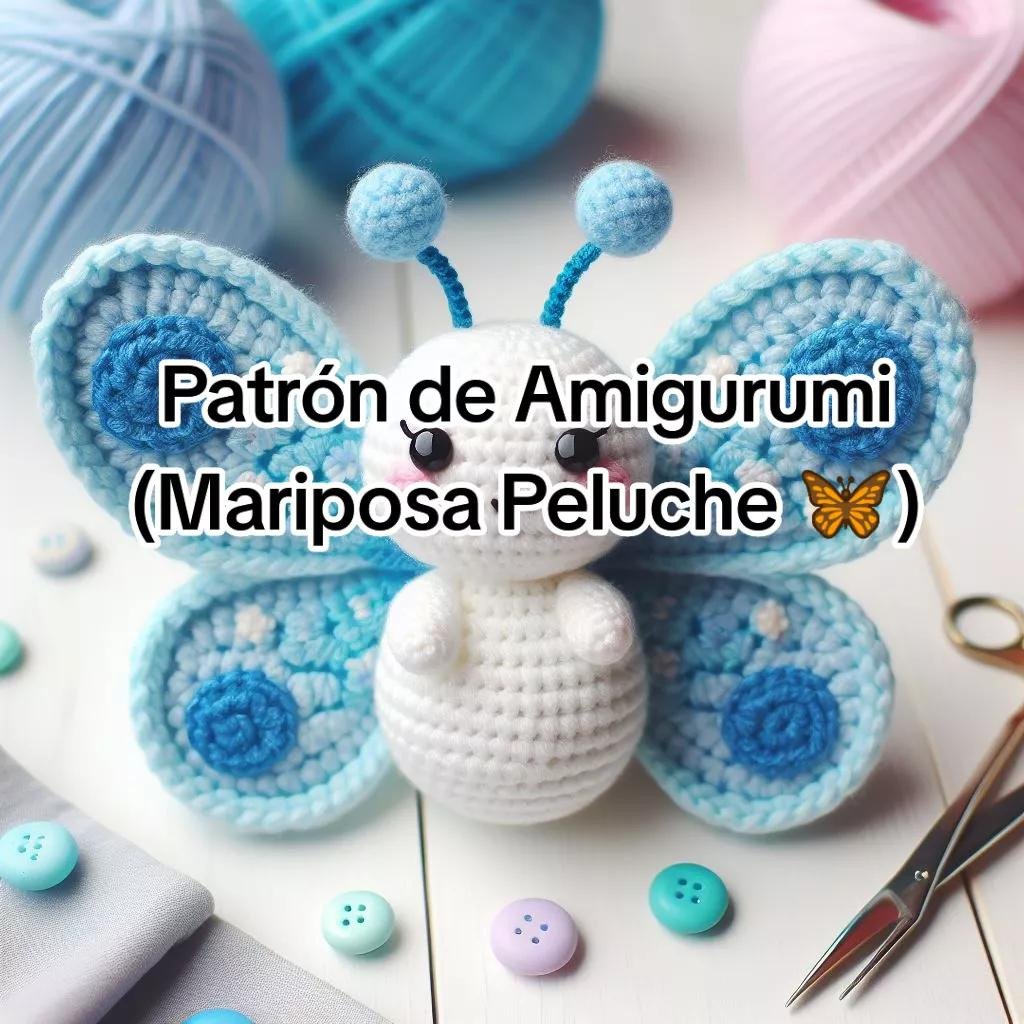 Amigurumi Mariposa de Peluche PDF Patrón Gratis