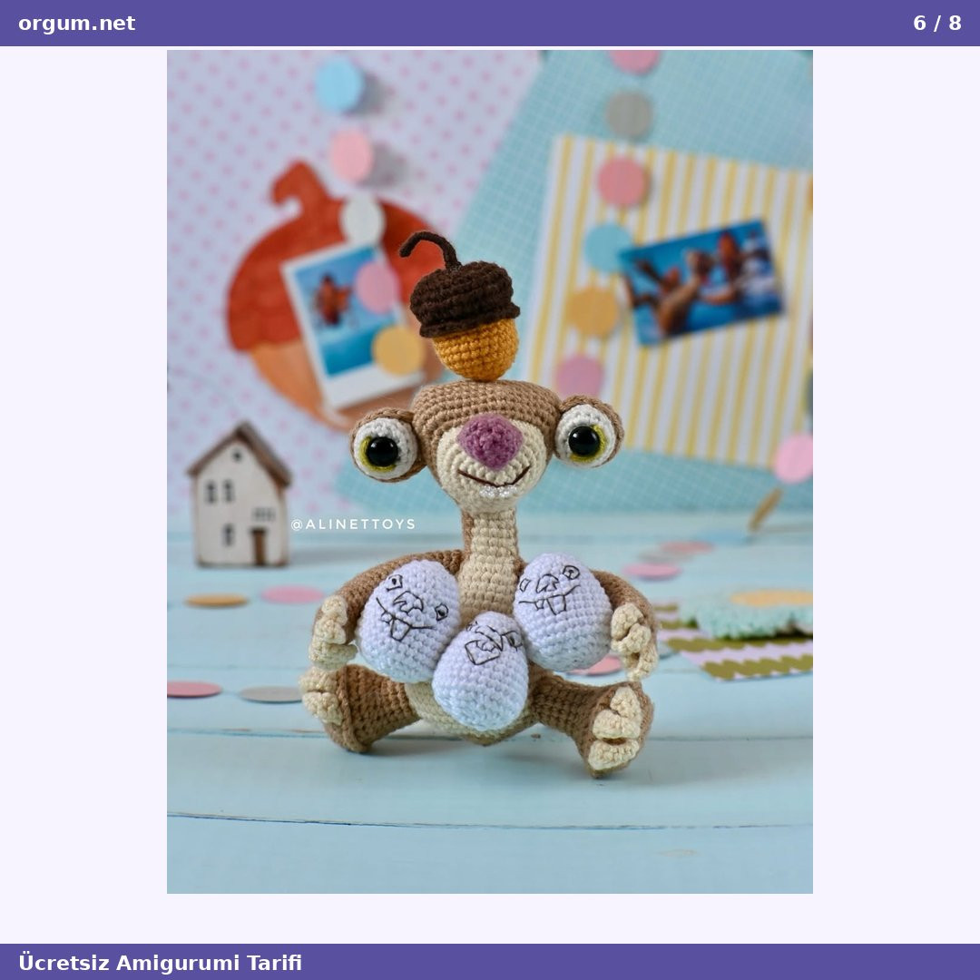 Amigurumi Paskalya Yumurtası - Ücretsiz Móc Len Thỏ và Trứng Phục Sinh