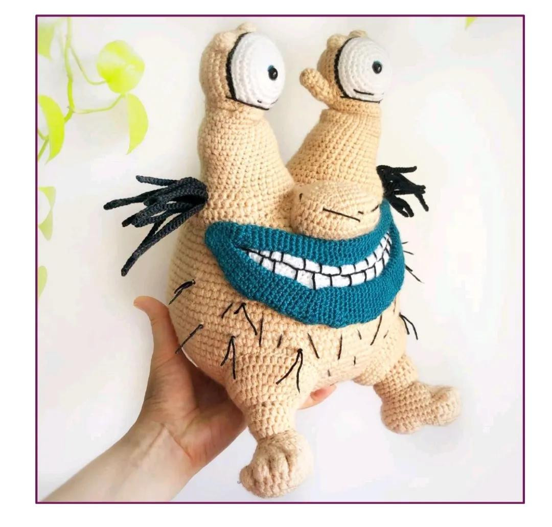 Amigurumi Pattern Krumm: Crochet Monster Doll Instructions