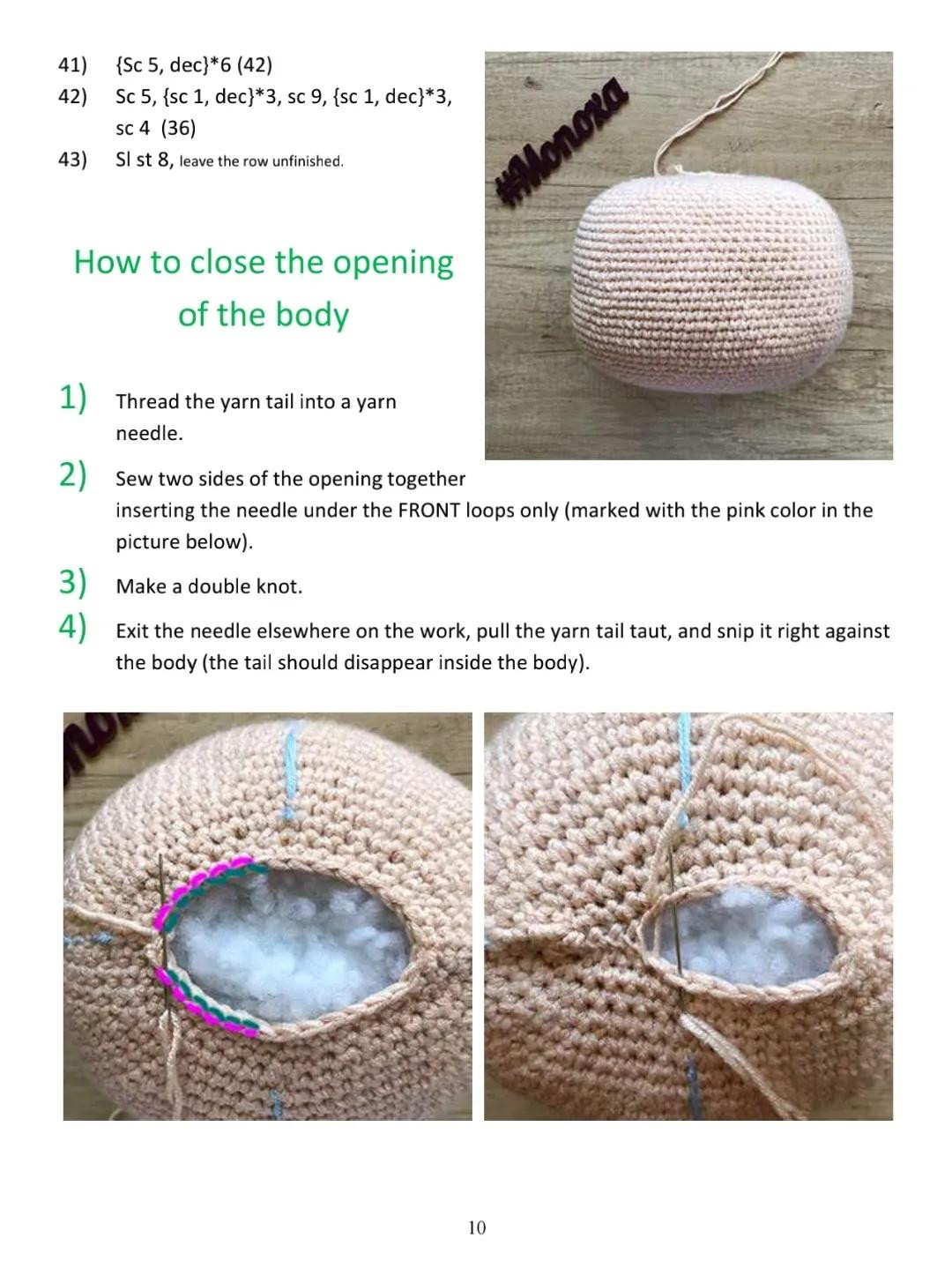 Amigurumi Pattern Krumm: Crochet Monster Doll Instructions