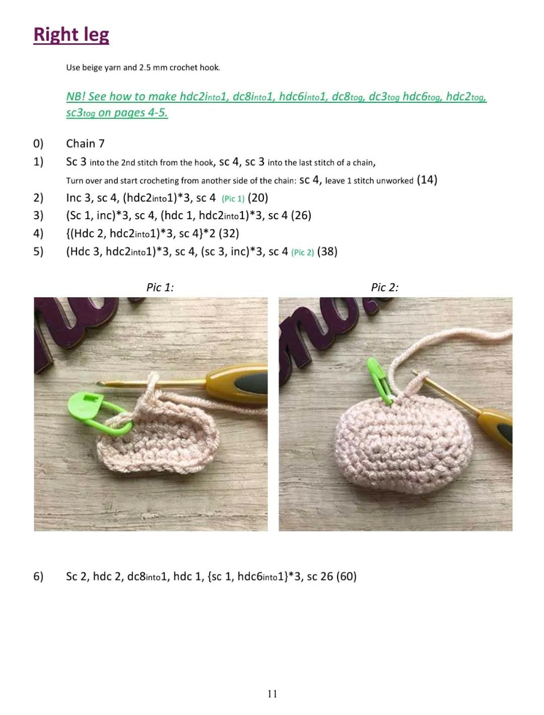 Amigurumi Pattern Krumm: Crochet Monster Doll Instructions