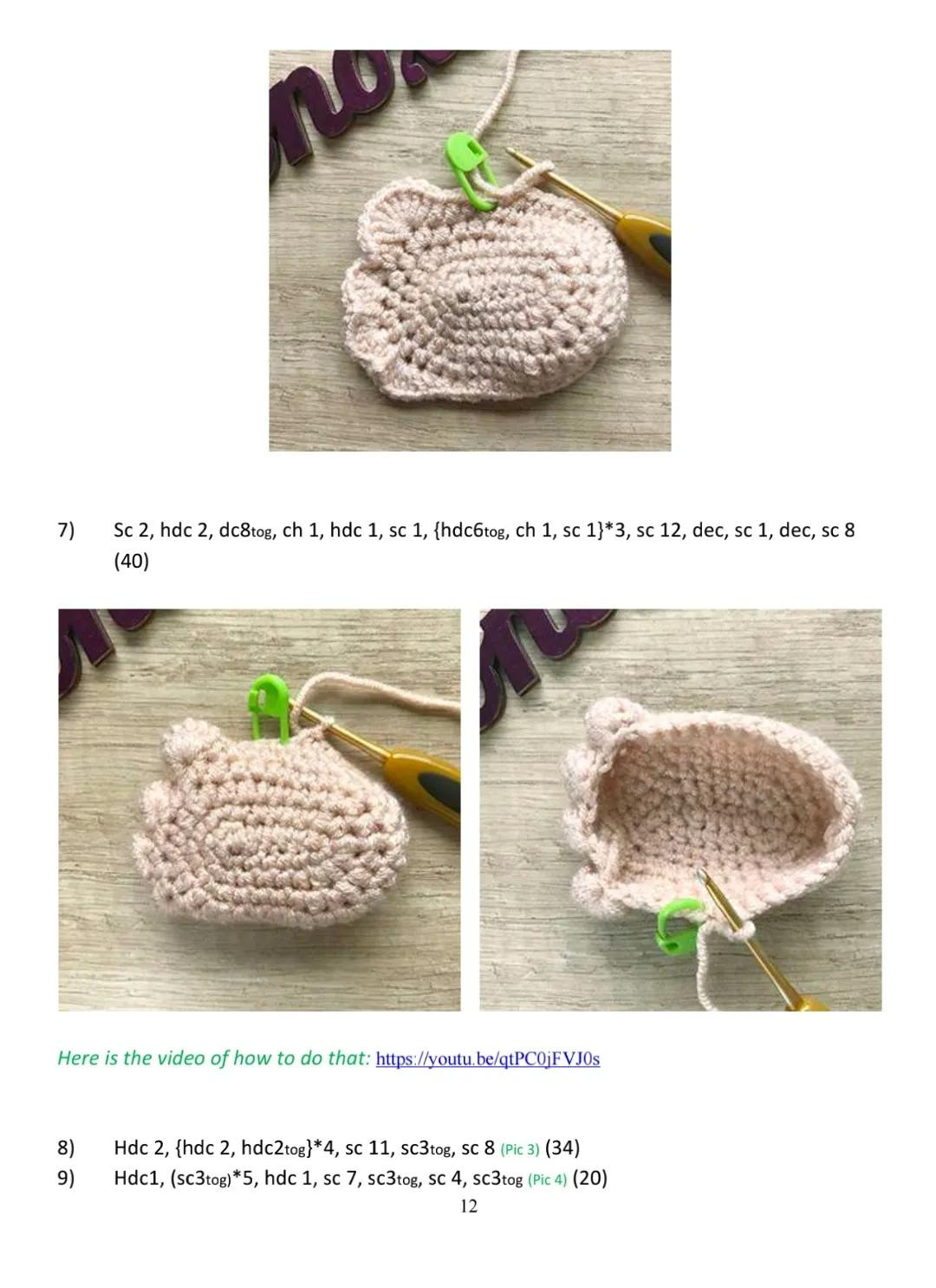 Amigurumi Pattern Krumm: Crochet Monster Doll Instructions