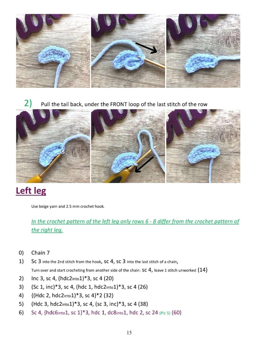 Amigurumi Pattern Krumm: Crochet Monster Doll Instructions