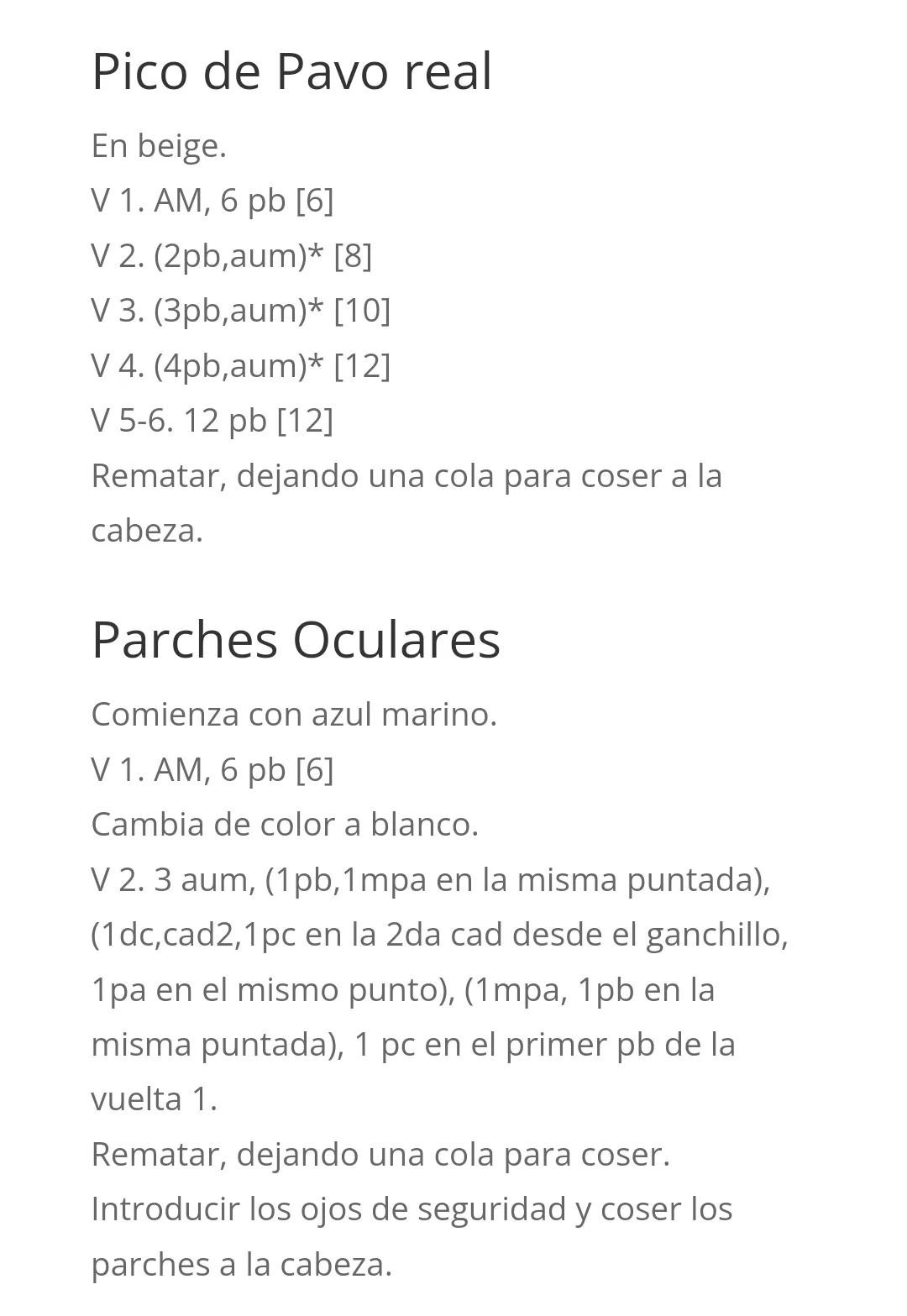 Amigurumi Pavo Real Louis - Patrón Gratis