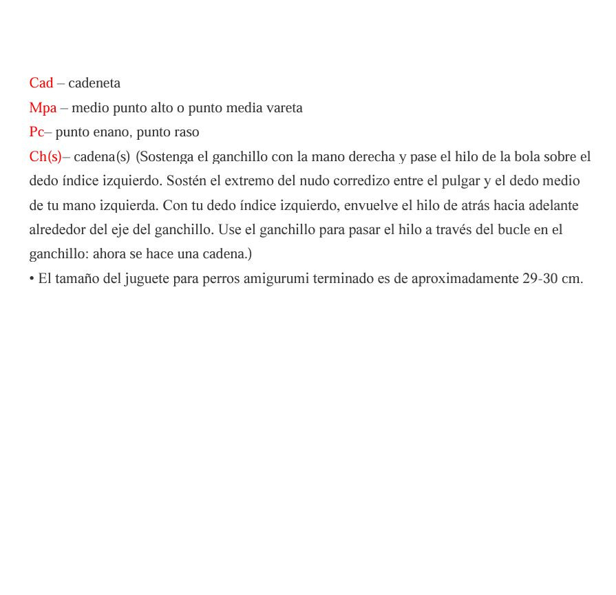 Amigurumi Perro de Peluche PDF Patrón Gratis