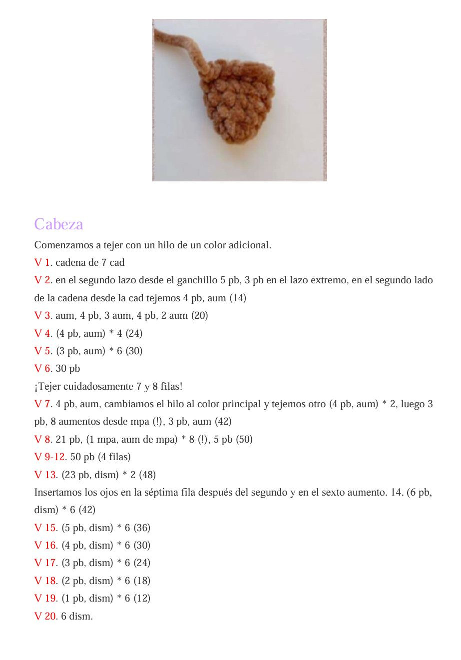 Amigurumi Perro de Peluche PDF Patrón Gratis