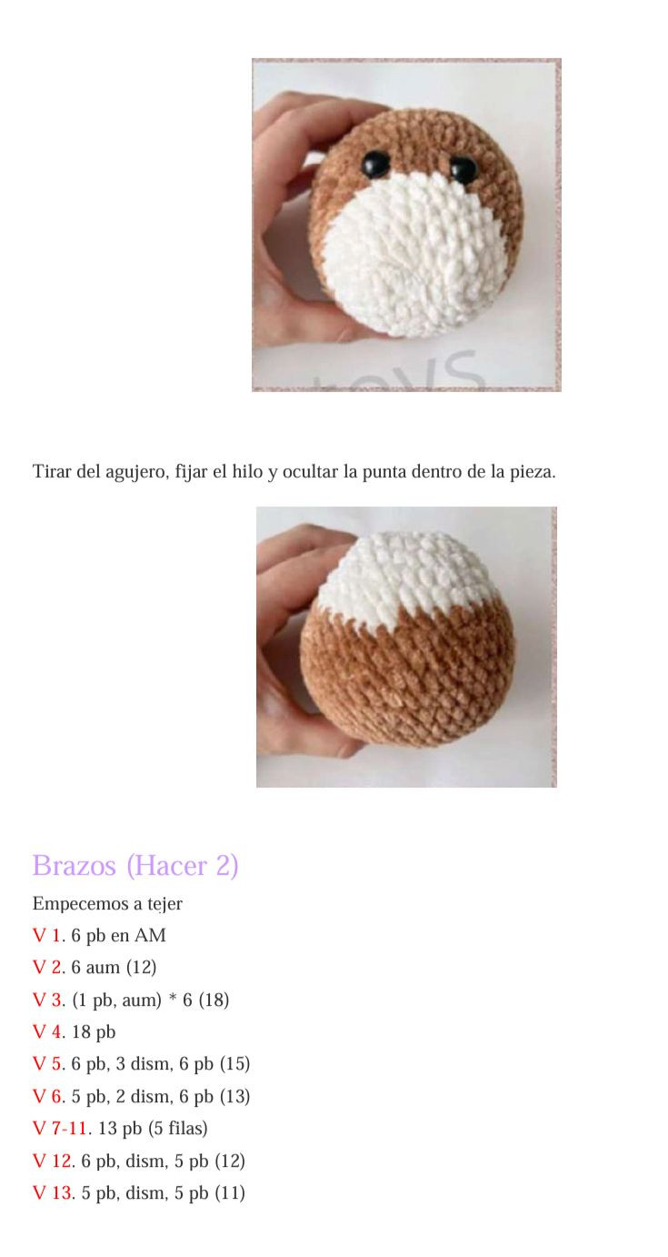 Amigurumi Perro de Peluche PDF Patrón Gratis