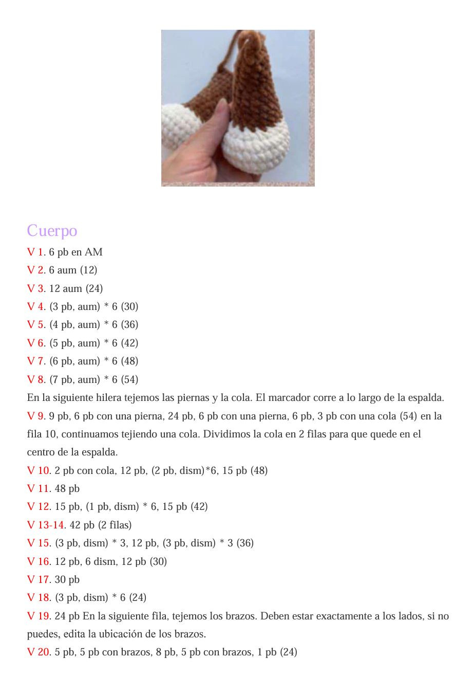 Amigurumi Perro de Peluche PDF Patrón Gratis