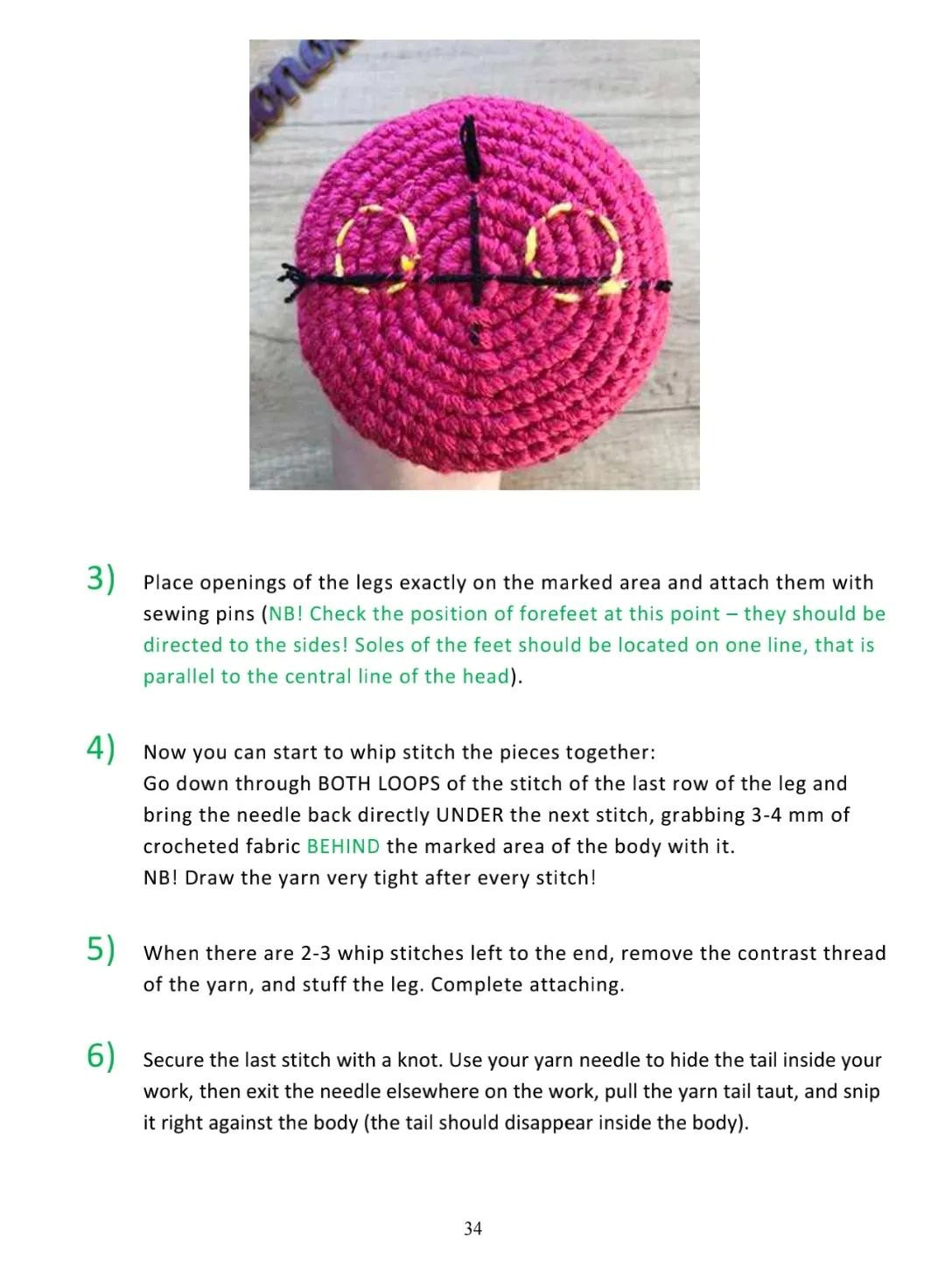Amigurumi Pink Mosquito and Ickis Crochet Patterns Part 2