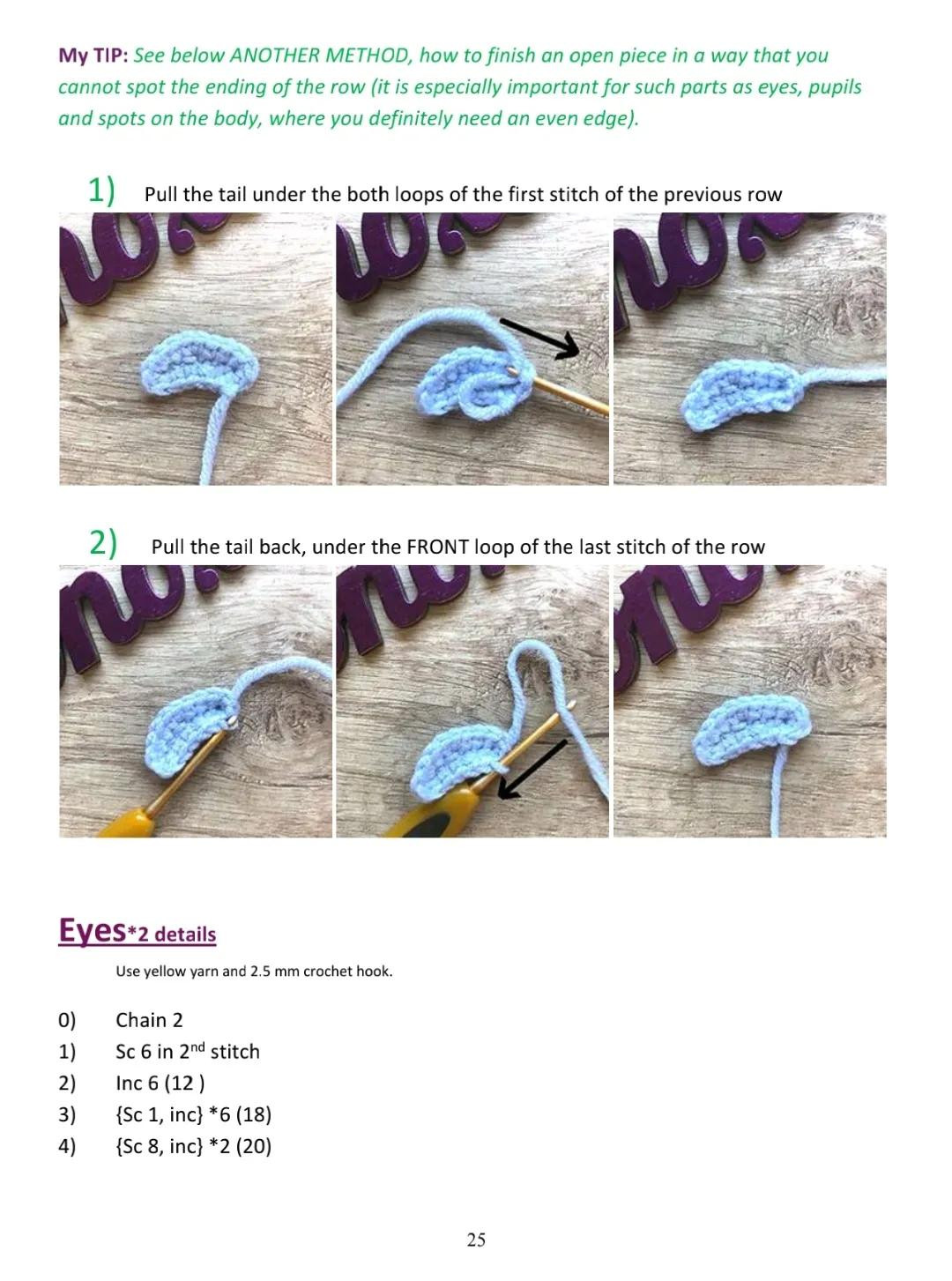 Amigurumi Pink Mosquito and Ickis Crochet Patterns Part 2