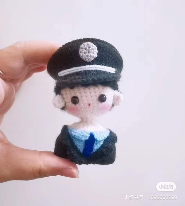 Amigurumi Police Officer and Anne Crochet Doll Patterns