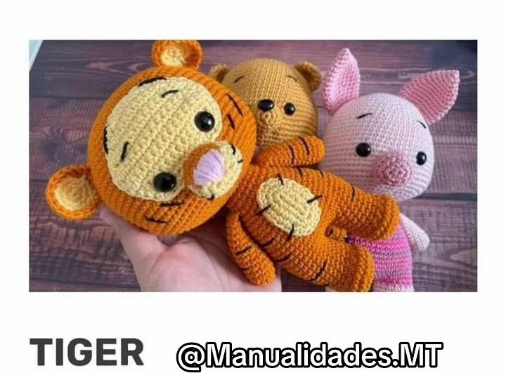 Amigurumi Tigre Tutorial Paso a Paso con Patrones