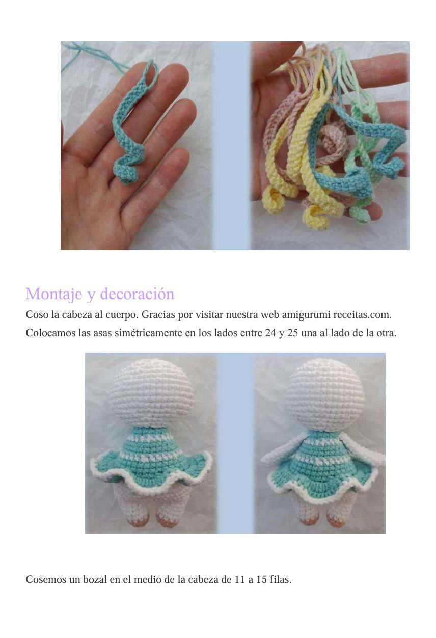 Amigurumi Unicorn Mágico PDF Patrón Gratis Paso a Paso
