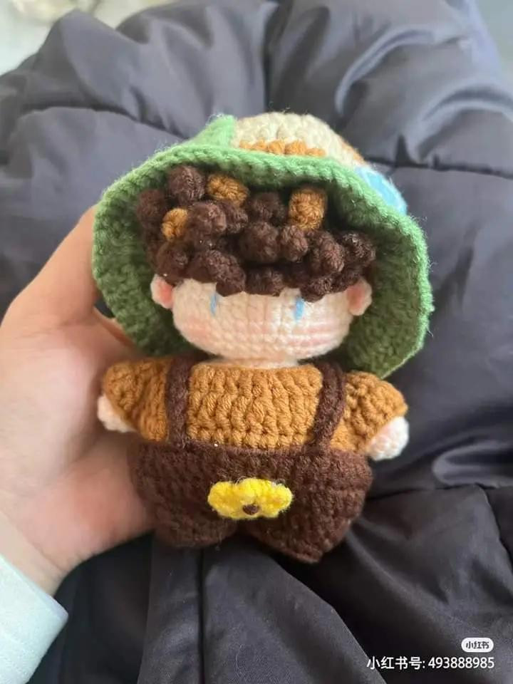 Amigurumi Wang Duoduo Doll Pattern Chart