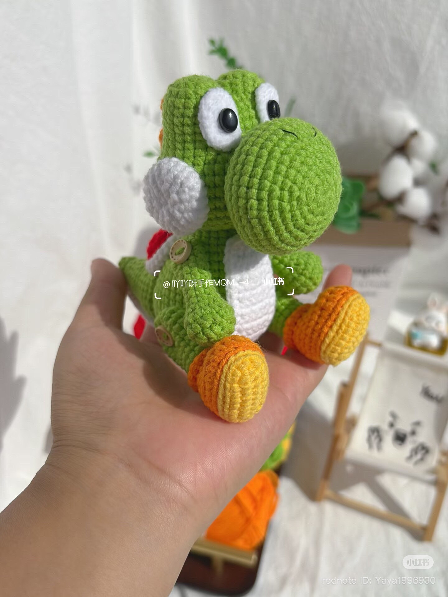 Amigurumi Yoshi Crochet Pattern: Complete Chart for Head, Nose, and Shell
