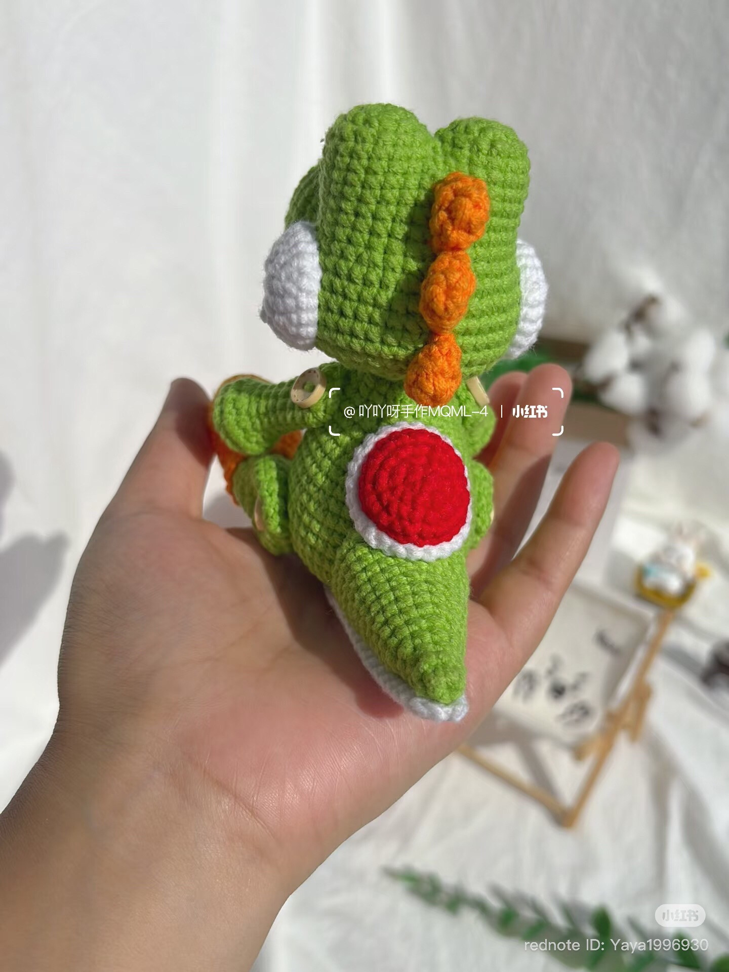 Amigurumi Yoshi Crochet Pattern: Complete Chart for Head, Nose, and Shell