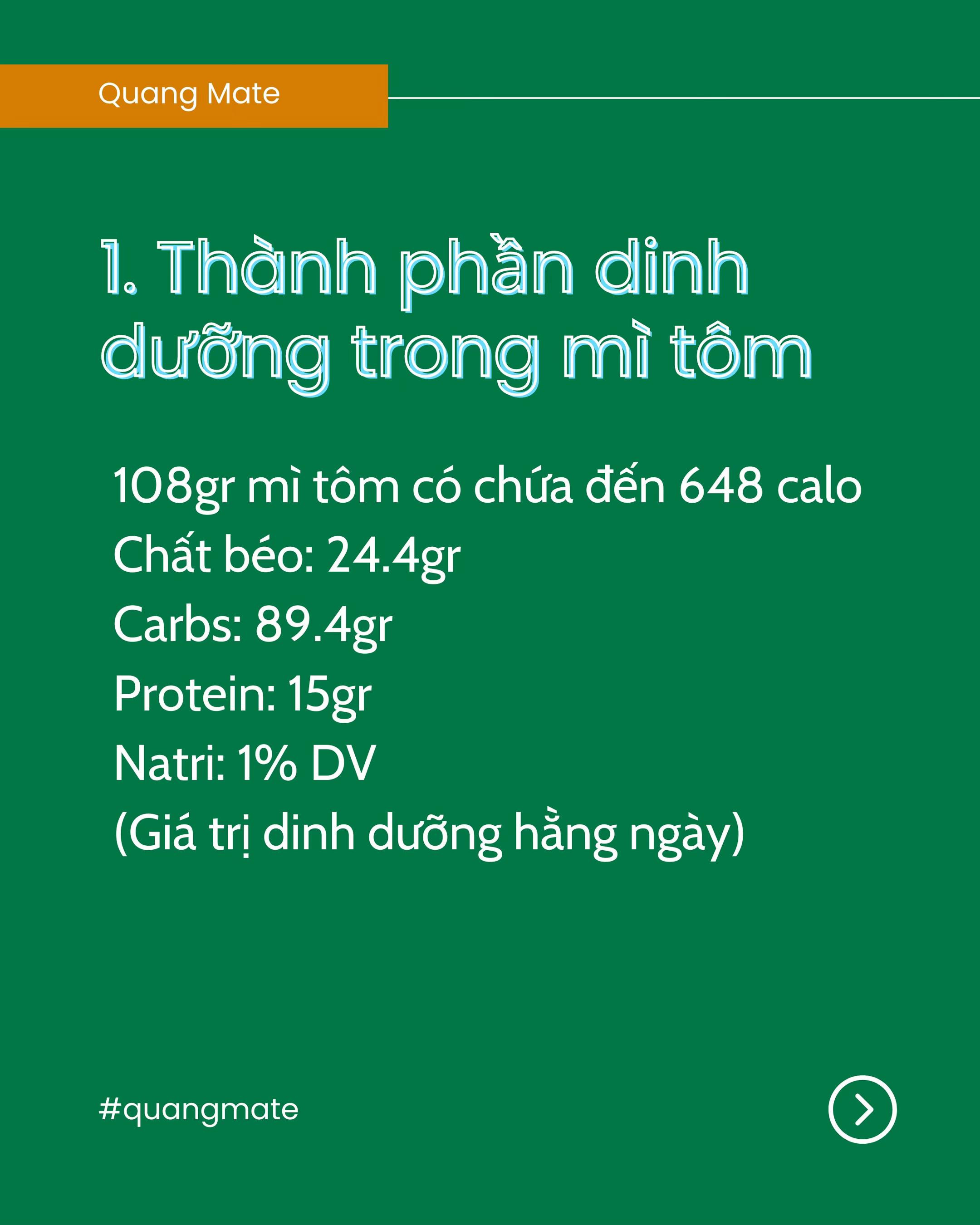 Ăn mì tôm có béo không? Thành phần dinh dưỡng, calo và cách ăn đúng