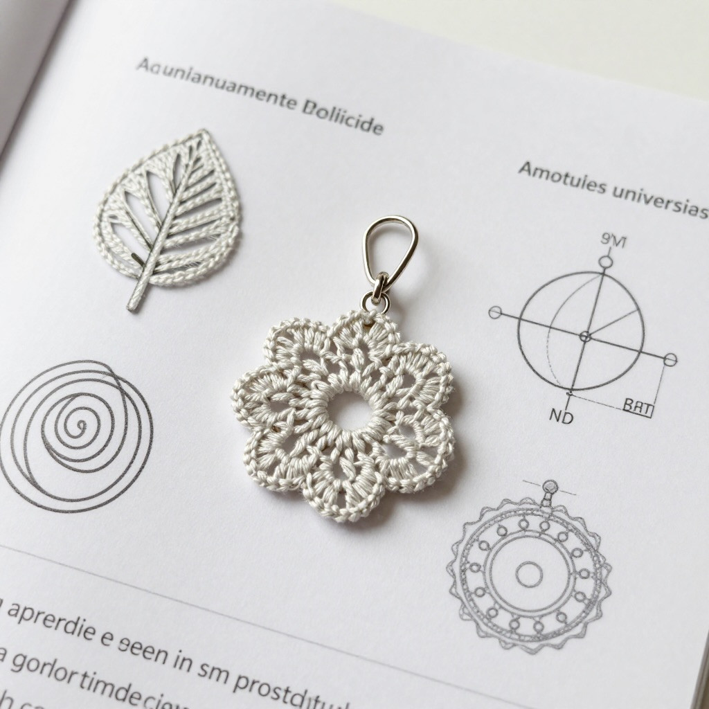 Apostila com 1000 gráficos de crochê: brincos, flores e acessórios