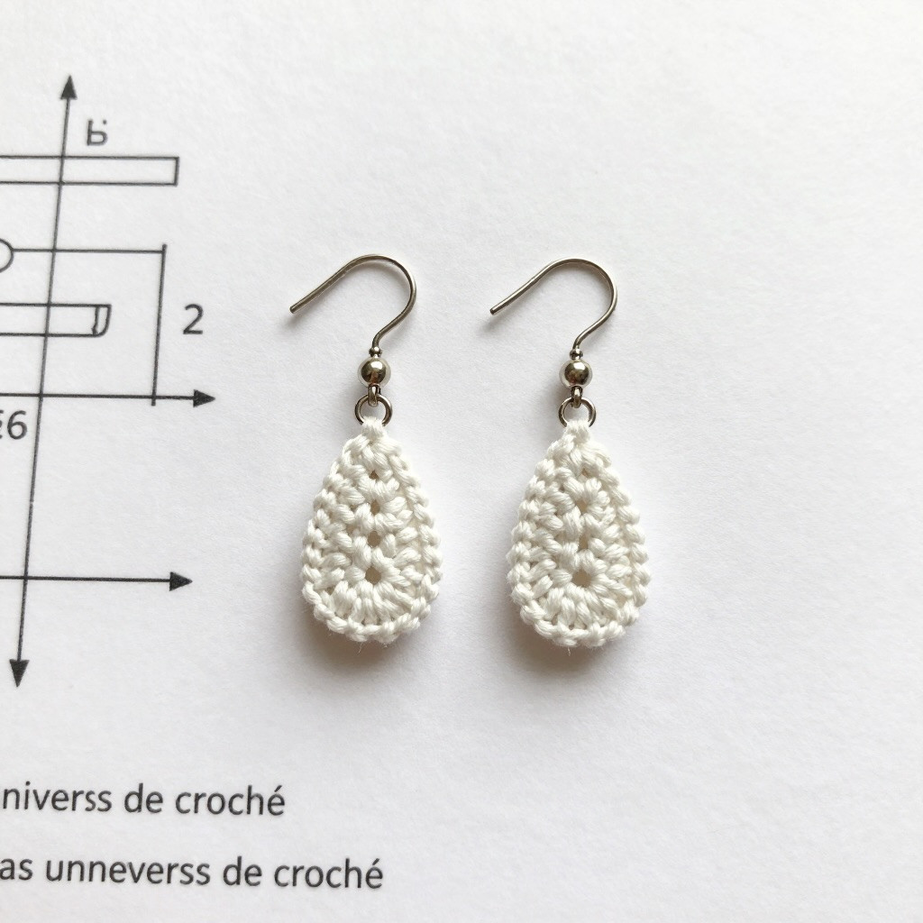 Apostila com 1000 gráficos de crochê: brincos, flores e acessórios