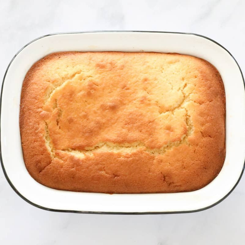 Apple Sponge Pudding with Soft Stewed Apples and Vanilla Ice Cream