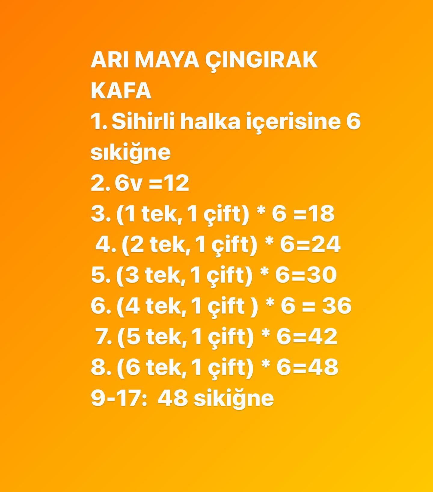 ARI MAYA ÇİNGİRAK Kafa ve Saç Maska Örgü Dersleri