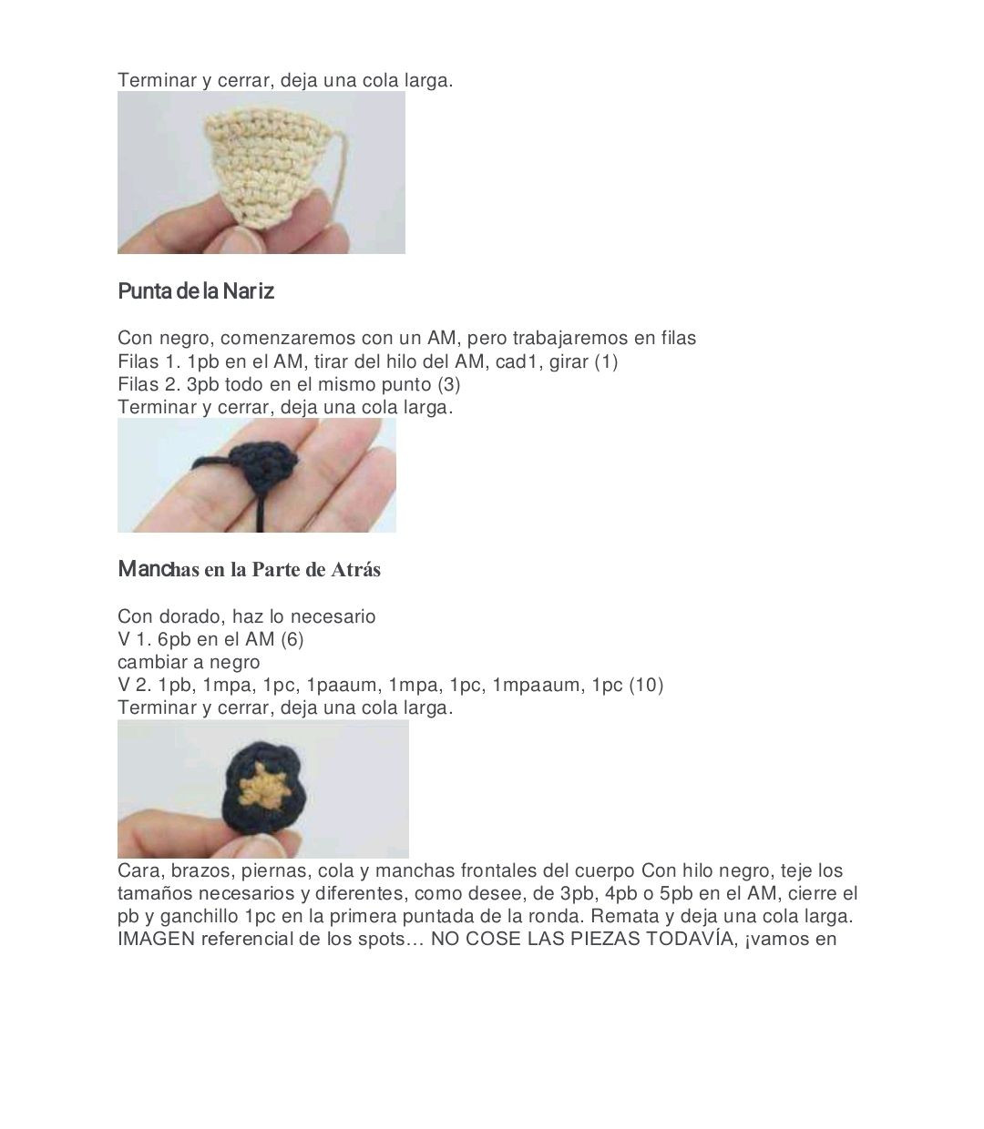 Aventurero Tigre Amigurumi Patrón Gratis PDF