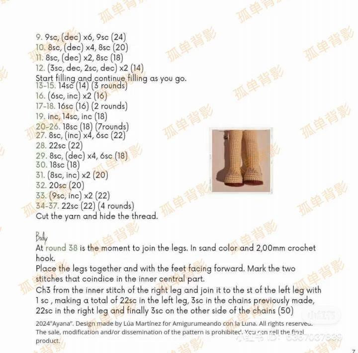 Ayana Amigurumi Crochet Pattern: Complete Doll Chart with Instructions