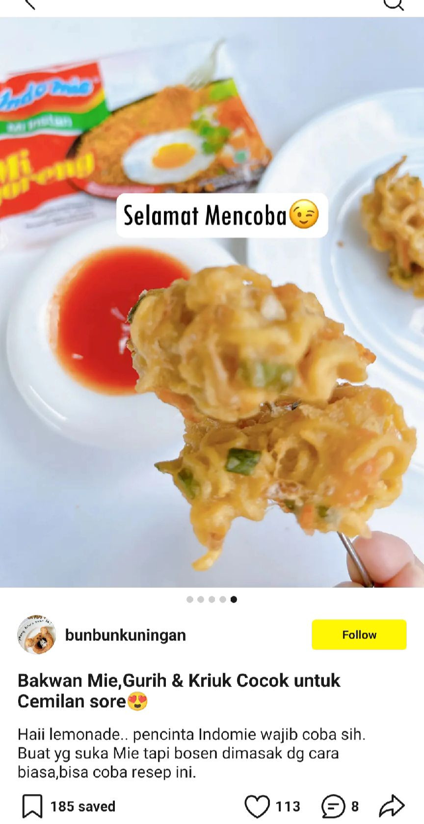 Bakwan Indomie: Cara Lain Menikmati Mie Goreng Kriuk dan Gurih
