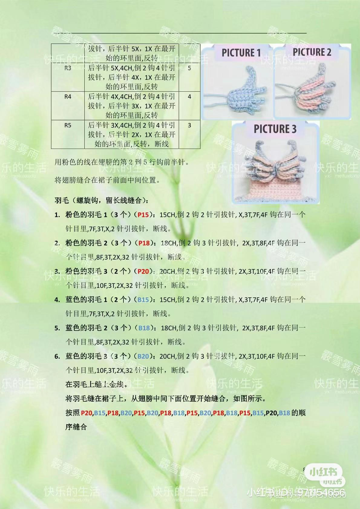 Bảng hướng dẫn chi tiết cách móc búp bê công chúa tóc vàng mặc váy xanh