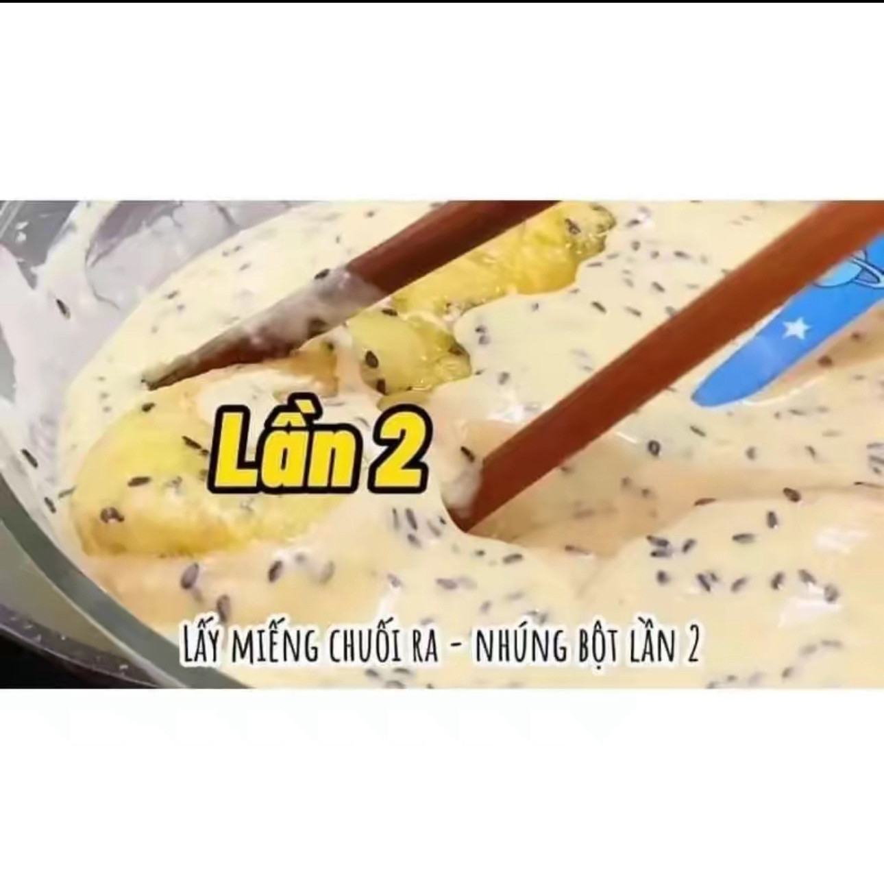 Bánh chuối chiên giòn rụm nhân phô mai béo ngậy