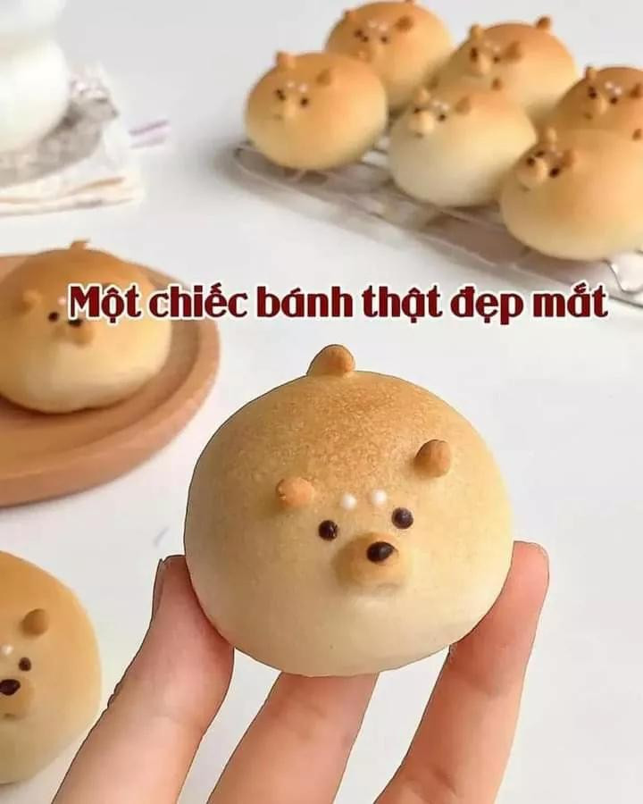 Bánh gấu cute nhân đậu đỏ thơm béo, hướng dẫn làm chi tiết từng bước