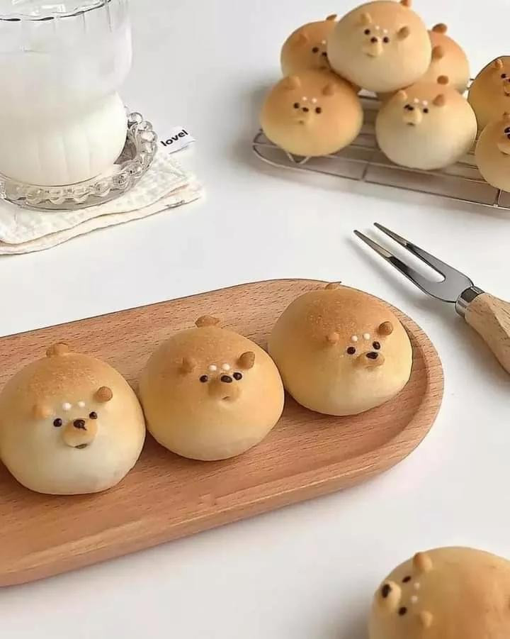 Bánh gấu cute nhân đậu đỏ thơm béo, hướng dẫn làm chi tiết từng bước